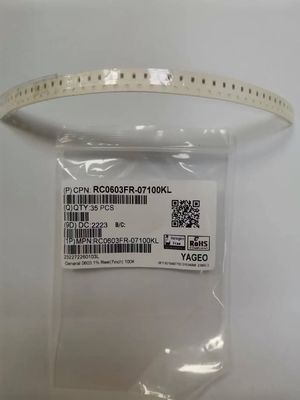 Appareils électroménagers 100KΩ 0603 Chip Resistor 0,8 largeurs du ± 0.1mm