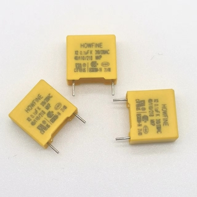 Résistance-capacitorce, petite taille du condensateur 0.1uF/275V/310V de tension de réduction