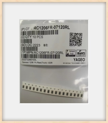 1206 couches épaisses générales de revêtement Chip Resistor 120Ω ±1% 7 pouces Dia Reel