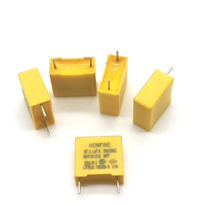Résistance-capacitorce, petite taille du condensateur 0.1uF/275V/310V de tension de réduction