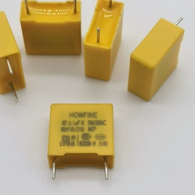 Résistance-capacitorce, petite taille du condensateur 0.1uF/275V/310V de tension de réduction