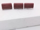 Condensateur métallisé rouge CBB22 105J250V de film de polypropylène de la longueur 4mm
