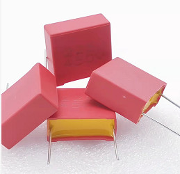 condensateur de film de polypropylène métallisé par BOÎTE de 2.2uF PBT ignifuge
